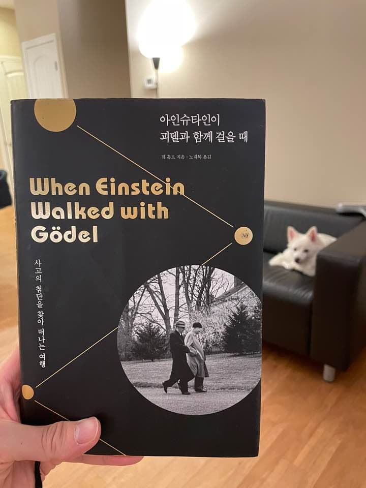 『아인슈타인이 괴델과 함께 걸을 때』 책 표지