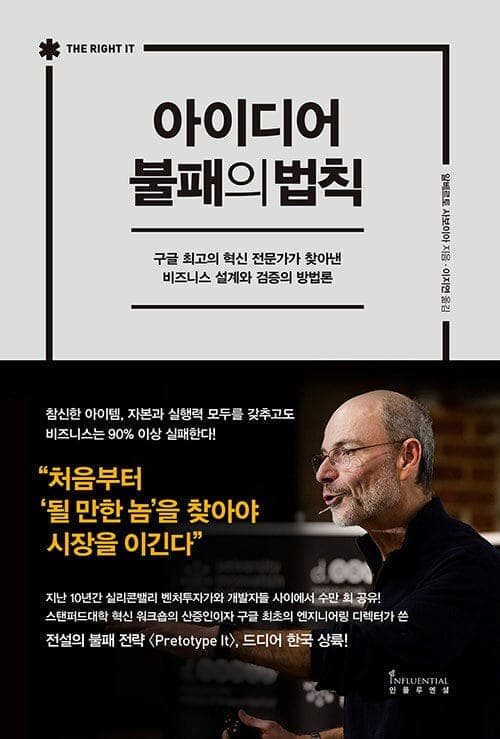 『아이디어 불패의 법칙』(원서 제목은 The Right It: Why So Many Ideas Fail and How to Make Sure Yours Succeed) 책 표지